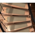 thumbnail image 4 of Set of 12 Attachable Indoor Carpet Stair Treads - Camel Tan - 8 In. X 27 In. - Several Other Sizes to Choose From, 4 of 4
