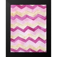 thumbnail image 2 of Varacek, Pam 12x14 Black Modern Framed Museum Art Print Titled - Loving Zig Zags, 2 of 5
