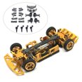 thumbnail image 4 of Ounissouiy 1/28 Control remoto Coche Columpio Brazos Amortiguador Conjunto Reparación Asamblea Azul Kits de construcción modelo tipo 5, 4 of 6