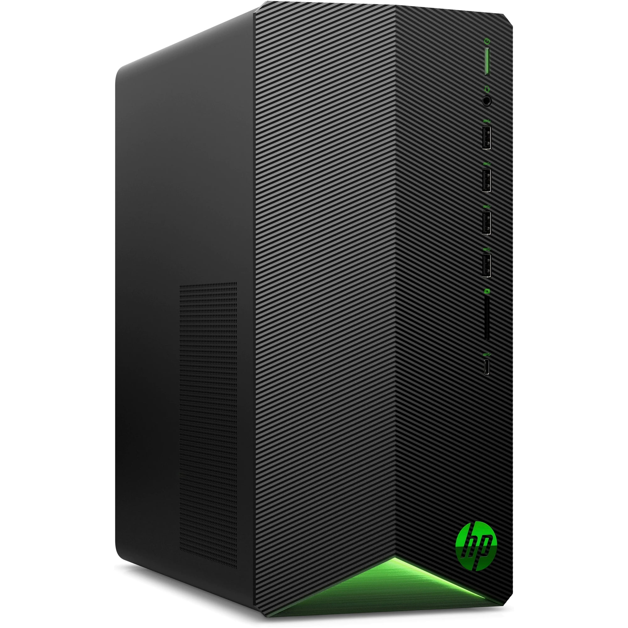 HP Pavilion Gaming Desktop TG01-1161 Bundle PC, Intel Core i5-10400F, Nvidia GeForce RTX 3060 12GB, 8GB DDR4 RAM, 512GB SSD, Windows 11 Home, Shadow black, 328R5AA#ABA