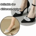 thumbnail image 5 of 2PCS Shoe Clips for Women Dress Shoes Elegant Rhinestone Shoe Accessories, Crystal Shoe Decoration Detachable Shoe Buckles Wedding Party,Style 5, 5 of 7