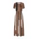 thumbnail image 4 of Vestido Corto de Verano de la Moda de las Mujeres Impreso de Manga Corta Cuello Redondo Tobillo de Longitud Vestido Casual, 4 of 7