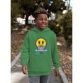 thumbnail image 2 of Sensei Emoji Dojo - Wise Master Retro Graphic Youth's Hoodie, 2 of 4