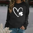 thumbnail image 1 of Haut à Col Rond Imprimé pour Femmes, Chandail à Manches Longues Confortable, Blouse, Chandail, 1 of 1