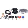 thumbnail image 1 of Fuel  Lock, Heavy Duty Motorcycle Lock Set Aluminum Alloy  For Autocycle, 1 of 8