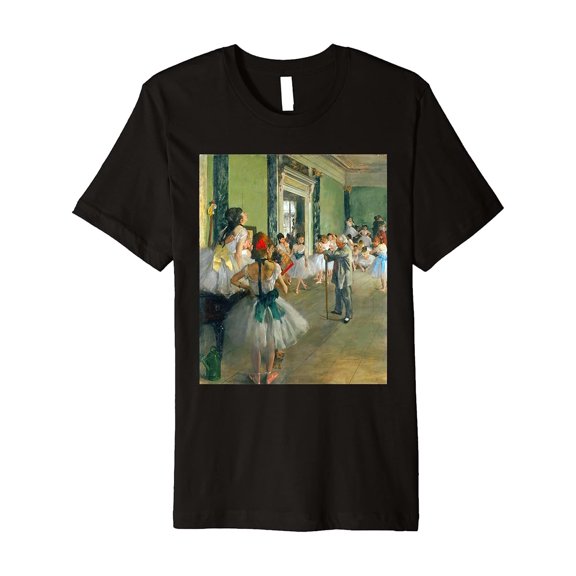 Sam Soft Edgar Degas Ballet Class Artwork T Shirt For Dancers Full Size S-5Xl