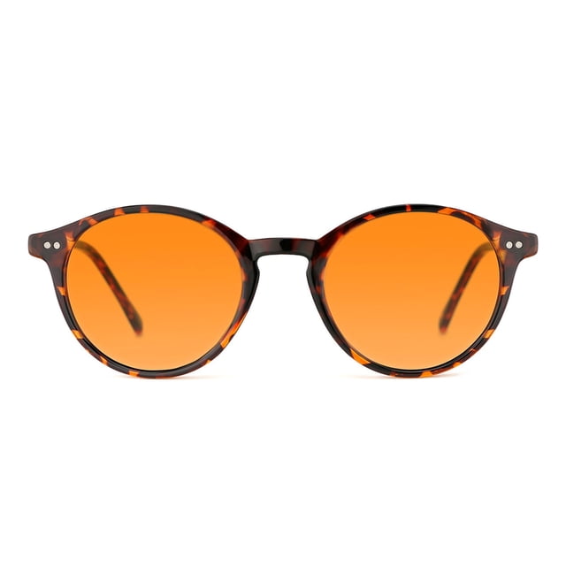 Gafas TIJN rojas para mejorar el sueño con bloqueo azul y verde