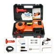 thumbnail image 4 of 12V 5Ton Electric Car Hydraulic Jack With Tire Inflator Pump And LED Flashlight 3 In 1 Lift Jacks With Safe Hammer Tools For Car ,Easy to Operate, 4 of 6