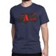 thumbnail image 5 of Camiseta negra para hombre camisa de manga corta de algodón color blanco, 5 of 7