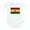 Cloud White, variant on CafePress - Ghana Flag Infant Bodysuit - Baby Light Bodysuit, Size Newborn - 24 Months
