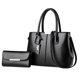 thumbnail image 5 of Conjunto de bolso de mano para mujer, bolsa de moda, regalo elegante, bolso de hombro para mujer, bolso de mano para primavera, viajes al aire libre y Negro, 5 of 8