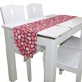 thumbnail image 3 of EREHome Happy Easter Days Colorful Eggs Table Runner Bed Runner 13x90 Inches Home Table Top Decoration Wedding Party Decor, 3 of 5