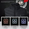 thumbnail image 5 of Electric USB Heater Hunting Vest Lightweight Heated Jacket Heating Winter Clothes Men Women Thermal Outdoor Sleeveless Vest Hiking Climbing With 10000mAH Power Bank, 5 of 7