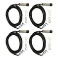 thumbnail image 6 of 4 Set Inductive Proximity Switch 12mm Probe NPN 3 Wire NO Contact 4mm Detection Approach Sensor 6‑36VDC, 6 of 7