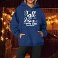 thumbnail image 4 of Fall For Jesus He Never Leaves Hoodies for Women 2025 Thanksgiving Funny Christian Graphic Sweatshirt Pullover Tops, 4 of 5