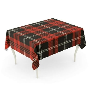 Kdagr Checkered Black Red And White Tartan Plaid Printing Pattern 