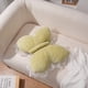 thumbnail image 4 of Almohada de mariposa para soporte lumbar | Cojín decorativo de terciopelo con ribete de encaje para sofá, cama y sala de estar | 42 x 42 cm, decoración del hogar, 4 of 6