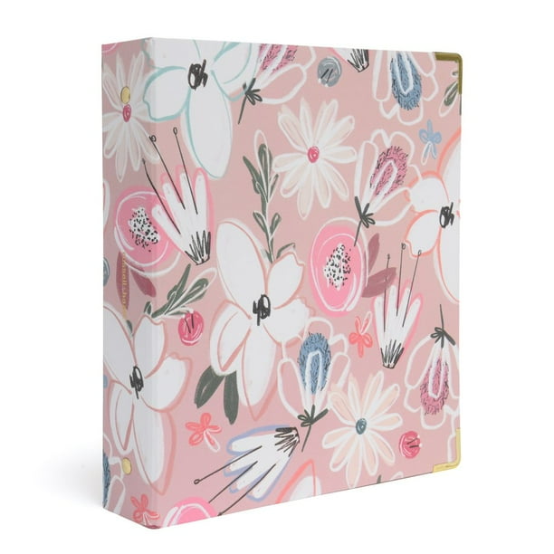 Russell and Hazel Floral Mini 3 Ring Binder, 1 Count