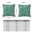 thumbnail image 6 of Wukai Mushrooms and Flowers Premium Polyester Fleece Pillow Covers with Hidden Zipper Closure,Luxuriously Soft and Durable-20"x20", 6 of 7