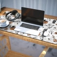 thumbnail image 3 of Long Mouse Pads for Desk,Vintage Halloween Pattern Desk Mats on Top Of Desks, Desk Mouse Pad Extra Large with 3mm Non-Slip Base and Stitched Edge for Gaming,Office,Work,Home 35.4x15.7in, 3 of 5