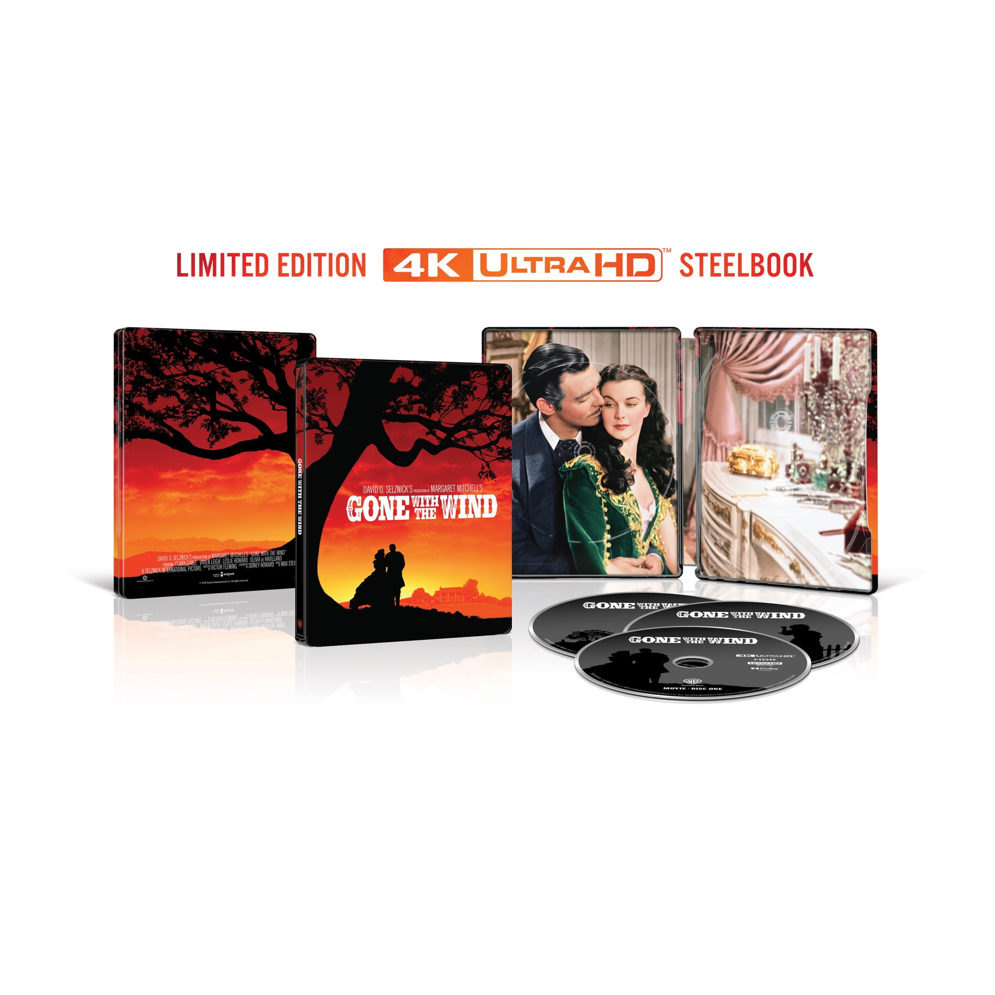 Gone with the Wind (Steelbook) (4K Ultra HD + Digital Copy), Drama, Warner Bros.