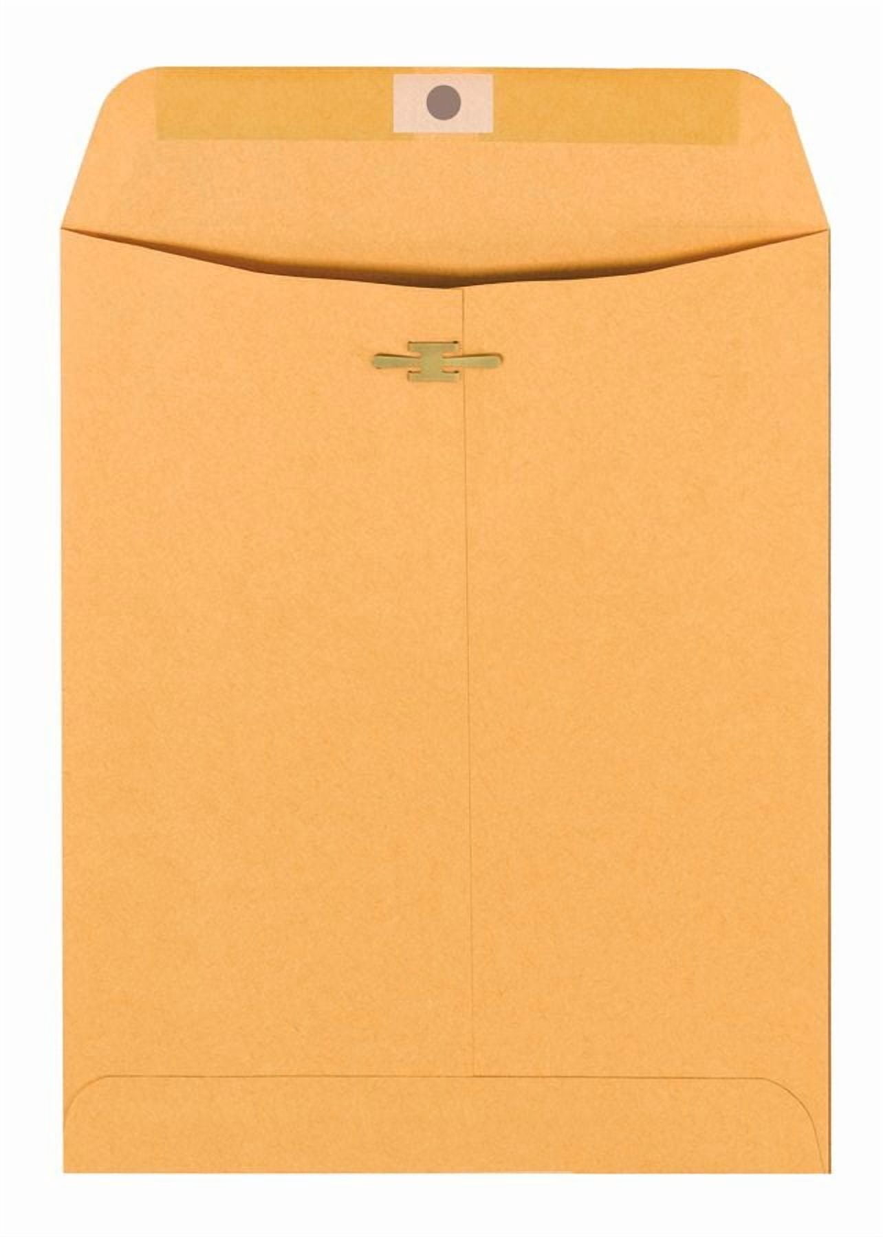 Office Depot® Brand Clasp Envelopes, 10" x 13", Brown, Box of 100