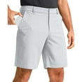 thumbnail image 2 of Dresfit Hiking Shorts Mens Elastic Dress Golf Shorts Summer 2026 Lightweight Baggy Work Short Pants Big and Tall Stretch Quick Dry Bottoms with Pockets Light Gray M, 2 of 6