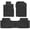 Black (MT-173), variant on Motor Trend Custom Fit Premium Trim, All Weather Deep Dish Car Floor Mats for Ford Escape, Honda CR-V, Toyota RAV4, Black (MT-173)