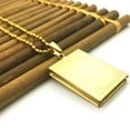 thumbnail image 4 of Collar con colgante de Acero inoxidable Hugo dorado 35 x 27 mm, 4 of 10