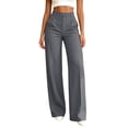 thumbnail image 2 of SeekIslan Wide Leg Loose Pants for Women High Waisted Business Casual Slack Pants, 2 of 5