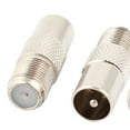 thumbnail image 5 of Unique Bargains 4Pcs RF Coax F Female to PAL Male Connector TV Antenna Adapter, 5 of 6