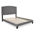 thumbnail image 3 of Signature Design by Ashley Adelloni King Upholstered Bed with Button Tufting, Gray, 3 of 6