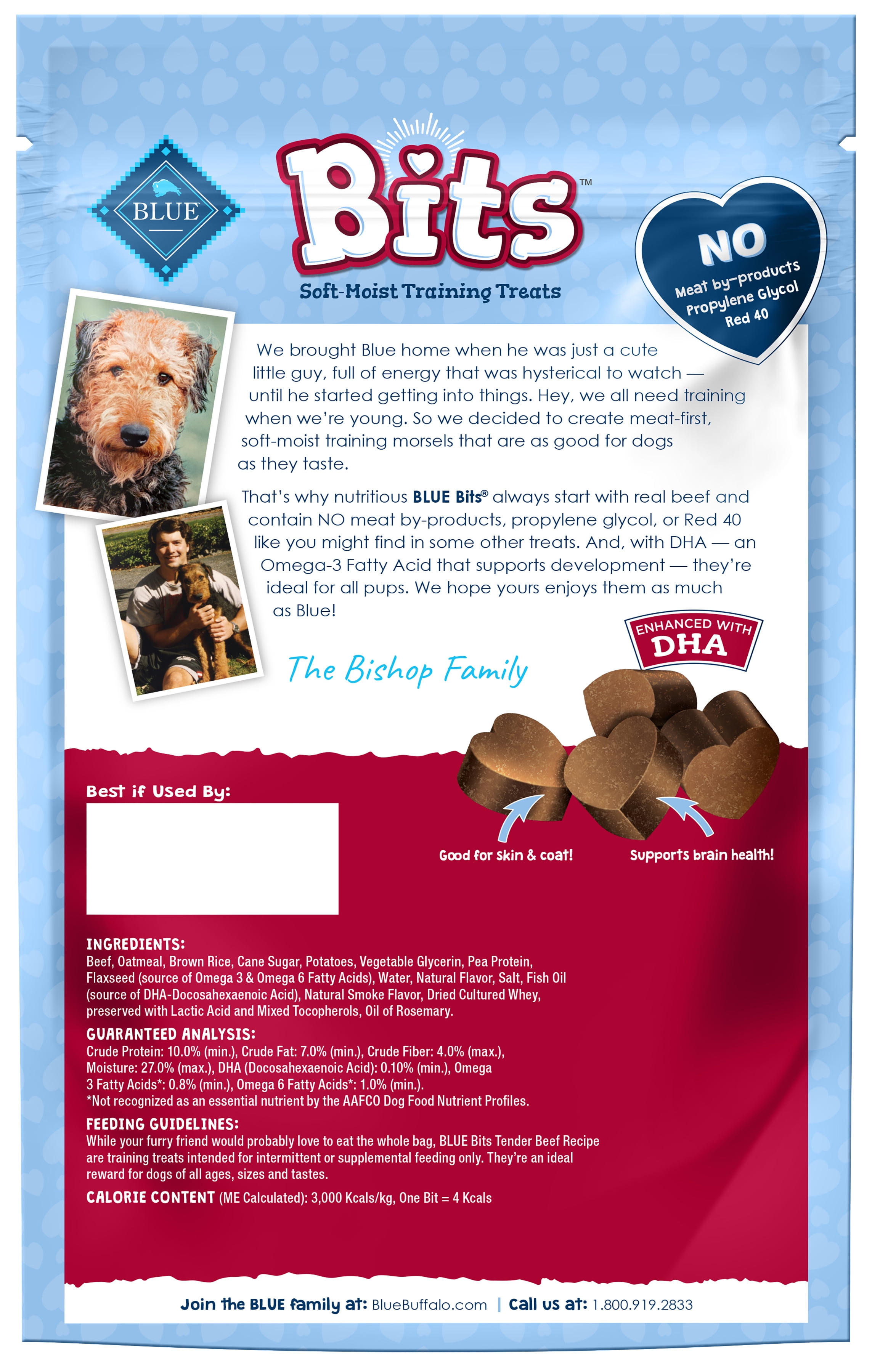 Blue bits top dog treats