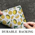 thumbnail image 6 of Yellow Lemon Fruit Slices White Pattern Door Rugs,Washable Non Slip Door Mats Indoor,Decorative Door Mats,Entry Mat Indoor for Entrance,Bedroom,Kitchen,Bathroom,17"x30", 6 of 6