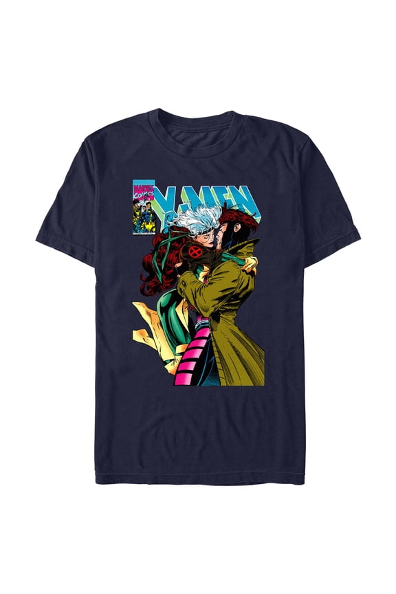 Men's Marvel X-Men '97 Comic Gambit And Rogue Graphic T-Shirt