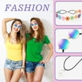 thumbnail image 2 of Accesorios de disfraz WILLBOND de los años 60 y 70 para mujer, estilo hippie, 2 of 6