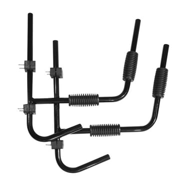 Piripara 1 Pair Kayak Wall Mount Storage Rack Ladder Surfboard Canoe Steel Folding Hanger