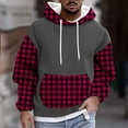 thumbnail image 2 of Maean Mens Hooded Sweatshirt Casual Long Sleeve Fleece Hoodies Drawstring Workout Pullover with Pockets, 2 of 5