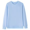 thumbnail image 4 of Abcomgle Boys Crew Neck Sweatshirt Size 10-12 Crewneck Long Sleeve Pullover Sweatshirts Casual Solid Fleece Shirt, 4 of 4