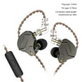 thumbnail image 4 of KZ ZSN PRO Auriculares intrauditivos con conector de 3,5 mm con micrófono Auriculares deportivos HiFi Tecnología híbrida Auriculares de música para teléfonos móviles Gris con micrófono Sweethay EL022597-02B, 4 of 6