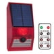 thumbnail image 5 of Luz de alarma solar estroboscópica con detector de movimiento y control remoto de 129 dB rojo, 5 of 9