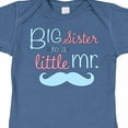 thumbnail image 4 of Inktastic Big Sister to a Little Mr Girls Baby Bodysuit, 4 of 5