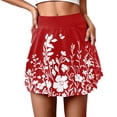 thumbnail image 1 of SHIXIAOO Jupe-Short Décontractée à Imprimé Floral d'Été pour Femmes, Jupe Courte Confortable, Extensible, Respirante, Mode pour Activités Extérieures, Mini Jupe Aguichant, Jupes Longues en Denim, 1 of 6