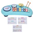 thumbnail image 1 of Toy Xylophone, Music Education Effect Attractive Color Simple Operation ABS Material Baby Xylophone  For Gift For Home Blue, 1 of 8
