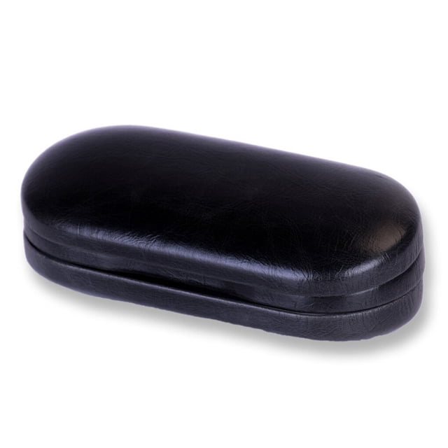 Estuche de anteojos Soidarity Doble Cara 2 en 1 con Espejo Incorporado Negro 15,8 x 7,4 x 5 cm