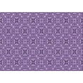 thumbnail image 1 of Ahgly Company Indoor Rectangle Patterned Purple Iris Purple Area Rugs, 3' x 5', 1 of 6
