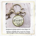 thumbnail image 4 of Best Gutsy Goodness Bronze Keychain Luckiest Has the Same Seasons of Life Quote Keepsake Jewelry, 4 of 8