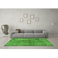thumbnail image 3 of Ahgly Company Indoor Rectangle Abstract Green Modern Area Rugs, 2' x 5', 3 of 4