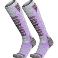thumbnail image 1 of Ski Socks 2 Pairs Pack for Skiing, Snowboarding Performance Socks, 1 of 4