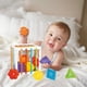 thumbnail image 5 of Juguete elástico de arcoíris para clasificar formas para bebés | Actividad de motricidad fina con cuerdas elásticas | Juego de aprendizaje sensorial para niños pequeños a partir de 6 meses, 5 of 6